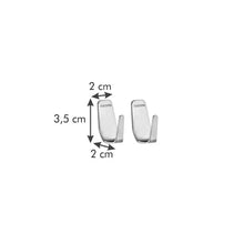 Load image into Gallery viewer, Tescoma Presto Stainless Steel Hooks - Pack of 2 Adhesive Hooks, Available in 2 Sizes

