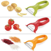 Load image into Gallery viewer, Tescoma Presto Set of 3 Vegetable Peelers - 12cm
