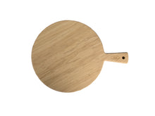 Load image into Gallery viewer, Gab Home Wooden Round Pizza Board with Handle - 30cm
