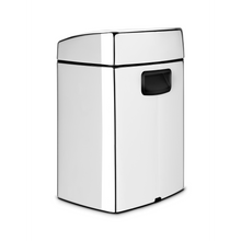 Load image into Gallery viewer, Brabantia Touch Bin, 10 Liters, Rectangular - Brilliant Steel
