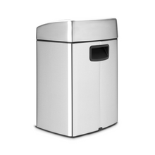 Load image into Gallery viewer, Brabantia Touch Bin, 10 Liters, Rectangular - Matt Steel
