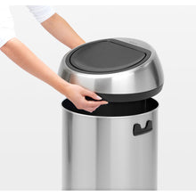 Load image into Gallery viewer, Brabantia Touch Bin, 60 liters - Matt Steel Fingerprint Proof
