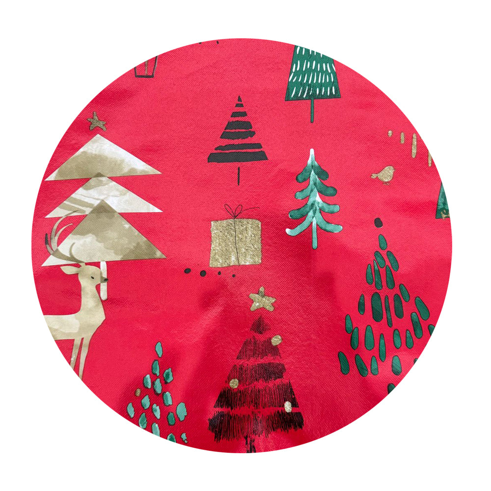 Gab Home Round Nylon Christmas Tablecloth - 140cm , PVC