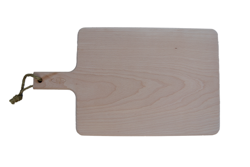 Gab Home Wooden Rectangular Chopping Board with Handle - 47 x 28cm.