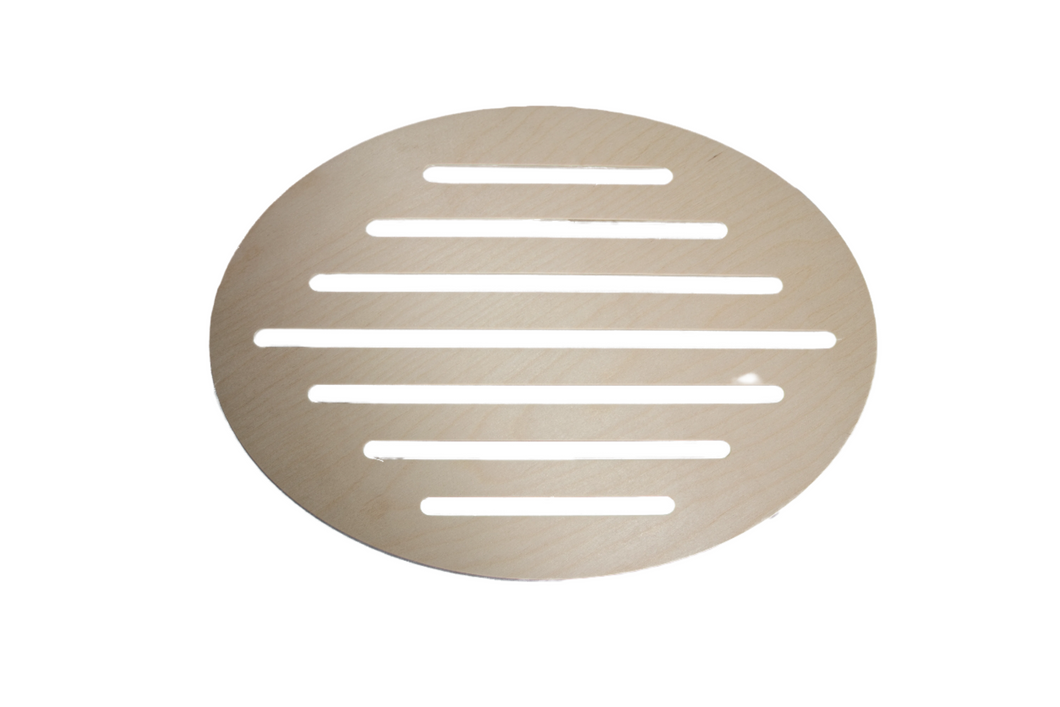 Gab Home X-Large Wooden Oval Trivet - 37 x 26cm.