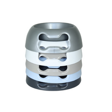 Load image into Gallery viewer, Gab Plastic Pet Food Bowl Oval Bone , 15cm - Available in Several Colors
