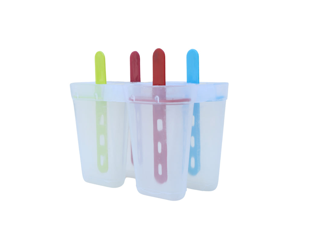 Gab Plastic Ice Pop Maker - Pack of 4