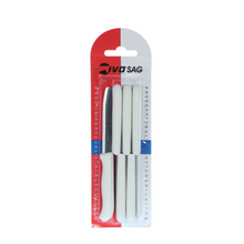 Load image into Gallery viewer, IVO SAG Pack of 6 Round Tip Knives with Plastic Handle - Available in Several Colors
