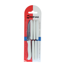 Load image into Gallery viewer, IVO SAG Pack of 6 Serrated Knives with Plastic Handle - Available in Several Colors
