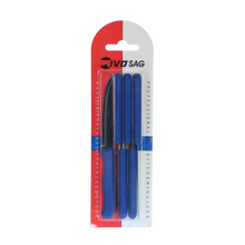 Load image into Gallery viewer, IVO SAG Pack of 6 Serrated Knives with Plastic Handle - Available in Several Colors

