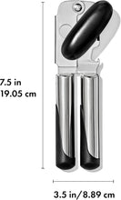 Load image into Gallery viewer, OXO Good Grips Can Opener - Stainless Steel, dimensions.
