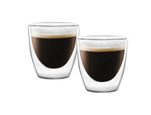Load image into Gallery viewer, Vialli Design Set of 2 Double-Walled Espresso Cups Amo - 80ml
