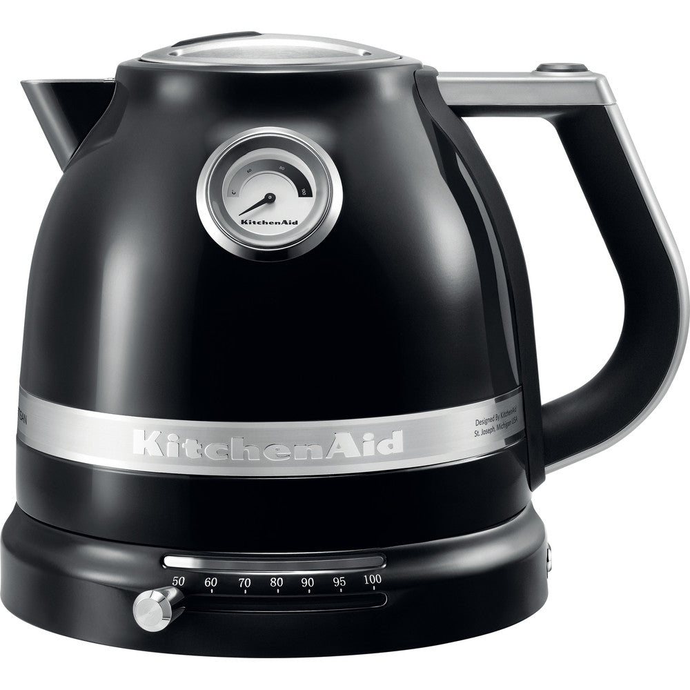 KitchenAid Artisan Stainless Steel Electric Kettle - 1.5L, Onyx Black