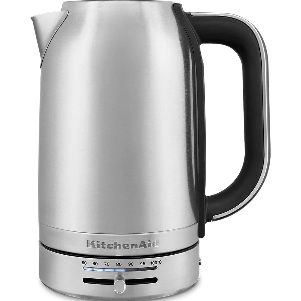 KitchenAid Kettle with Adjustable Temperature - 1.7 Liters, Stainless Steel