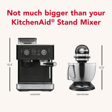 Load image into Gallery viewer, Semi Automatic Espresso Machine with Burr Grinder - Cast Iron Black
