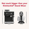 Semi Automatic Espresso Machine with Burr Grinder - Cast Iron Black