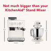 Semi Automatic Espresso Machine with Burr Grinder - Porcelain White