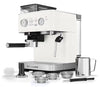 Semi Automatic Espresso Machine with Burr Grinder - Porcelain White