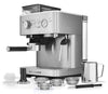 Semi Automatic Espresso Machine with Burr Grinder - Brushed Stainless Steel