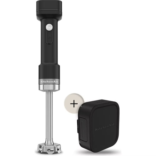 KitchenAid Go Cordless Hand Blender with Battery - Matt Black.