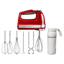 Load image into Gallery viewer, KitchenAid 9-Speed Hand Mixer - Empire Red
