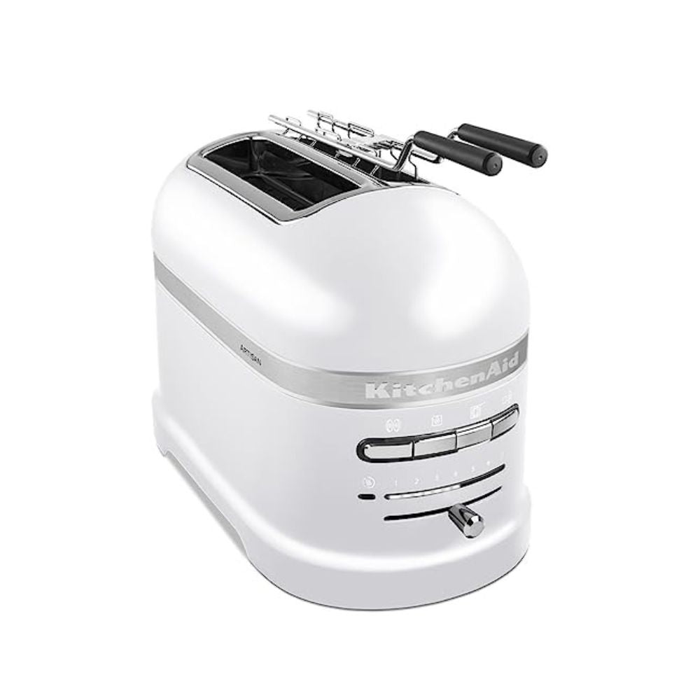 KitchenAid Artisan Series 2 Slot Automatic Toaster - 1250W, Frosted Pearl