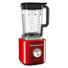 Load image into Gallery viewer, Red KitchenAid blender with clear container on a white background
