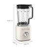 KitchenAid Pure Power Blender with Plastic Jar -2L, 1700W, Porcelain White