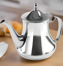 Load image into Gallery viewer, Ibili Mahdia Tea Pot - 1 Liter, Stainless Steel
