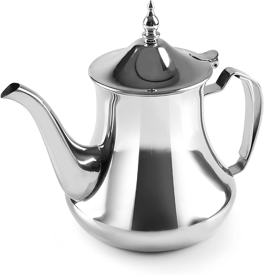 Ibili Mahdia Tea Pot - 1 Liter, Stainless Steel