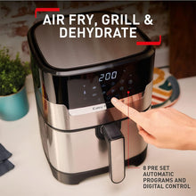 Load image into Gallery viewer, Tefal Easy Fry &amp; Grill 2-in-1, Air Fryer + Grill, Digital,  XL - 4.2 Liters, 1550 W - Stainless Steel
