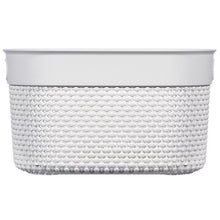 Load image into Gallery viewer, Curver Filo Basket, X-Small - 3.5 Liters, 24 x 18 x 12cm - White
