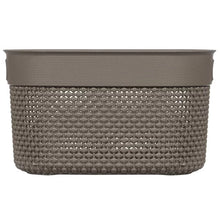 Load image into Gallery viewer, Curver Filo Basket, Small - 6 Liters, 15 x 27 x 22cm - Cappuccino
