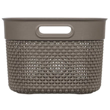 Load image into Gallery viewer, Curver Filo Basket, Small - 6 Liters, 15 x 27 x 22cm - Cappuccino
