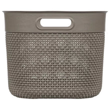 Load image into Gallery viewer, Curver Filo Basket, Medium - 12 Liters, 15 x 38 x 29cm - Cappuccino

