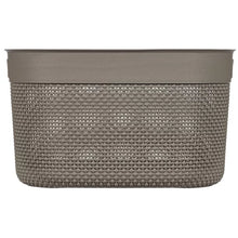 Load image into Gallery viewer, Curver Filo Basket, Medium - 12 Liters, 15 x 38 x 29cm - Cappuccino
