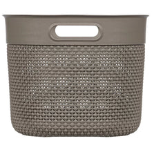 Load image into Gallery viewer, Curver Filo Basket, Large - 18 Liters, 22 x 38 x 29cm - Cappuccino
