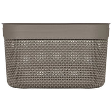 Load image into Gallery viewer, Curver Filo Basket, Large - 18 Liters, 22 x 38 x 29cm - Cappuccino

