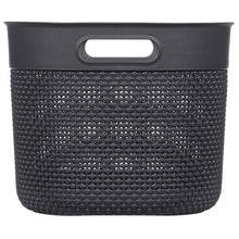 Load image into Gallery viewer, Curver Filo Basket, Large - 18 Liters, 22 x 38 x 29cm - Dark Grey

