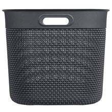 Load image into Gallery viewer, Curver Filo Basket, X-Large - 30 Liters, 27 x 44 x33cm - Dark Grey
