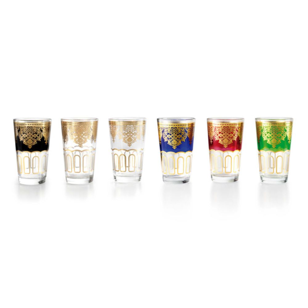 Ibili Set of 6 Arabian Tea Glasses - 130ml