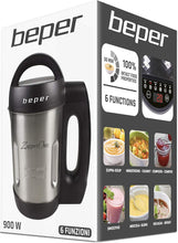 Load image into Gallery viewer, Beper Soup Maker with 6 Cooking Options, 1L - 900W
