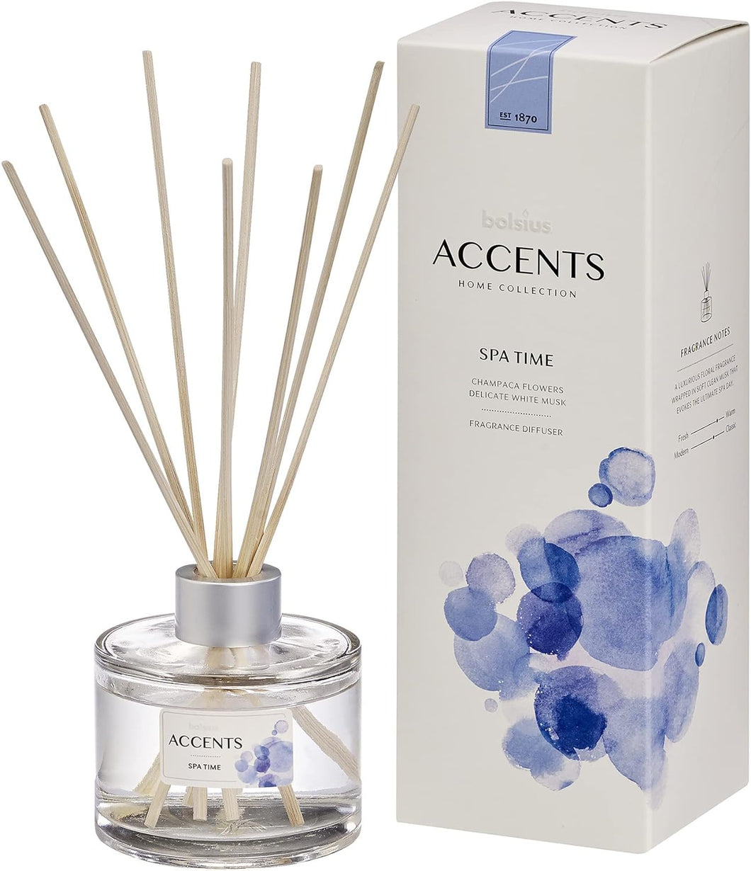 Bolsius Accents Fragrance Diffuser, Spa Time – 100ml