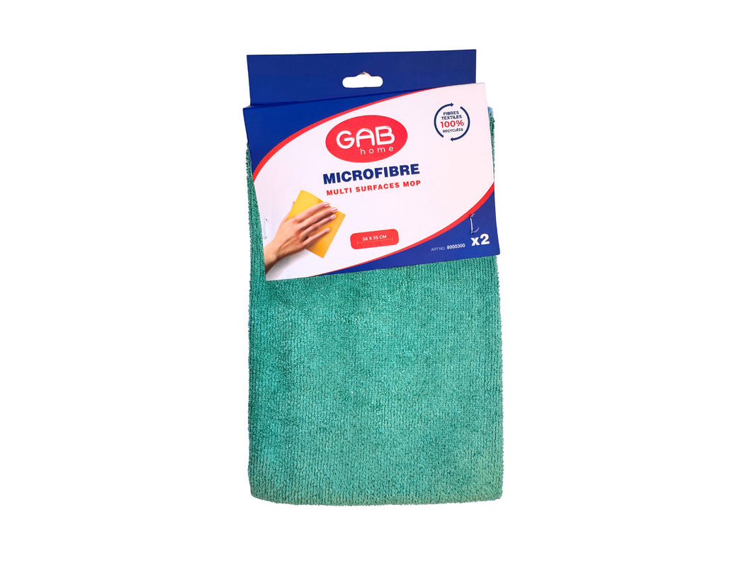 Gab Home Multi Surface Cloth - Pack of 2, 38 x 35cm