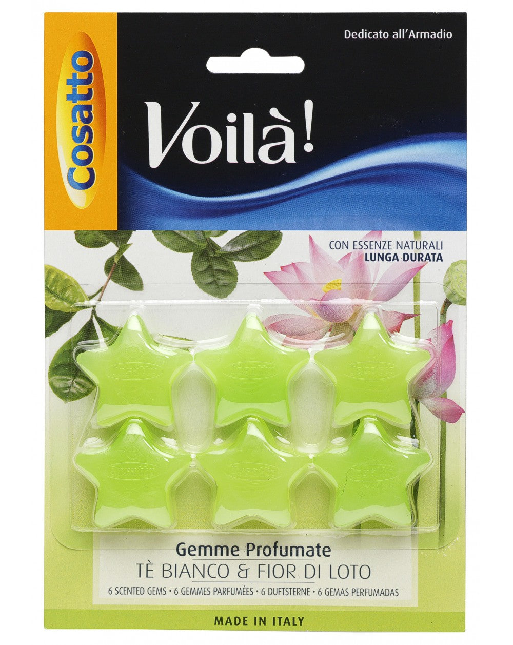Cosatto White Tea Fragrant Gems for Wardrobe - Pack of 6.