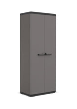 Load image into Gallery viewer, Keter Gear Multi-Use Storage Cabinet with Base - 68 x 39 x 166cm, Grey &amp; Black
