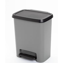 Load image into Gallery viewer, Curver Compatta Pedal Bin - 25 Liters, Repro Grey
