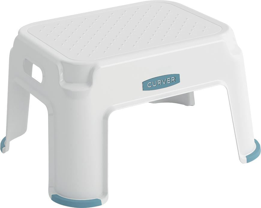 Curver Basic Step Stool with Non-Slip Base