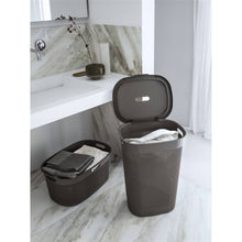 Load image into Gallery viewer, Curver Filo Laundry Basket with Dots - 45 Liters, Cappuccino
