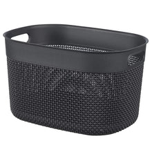 Load image into Gallery viewer, Curver Filo Basket, Medium - 12 Liters, 15 x 38 x 29cm - Dark Grey
